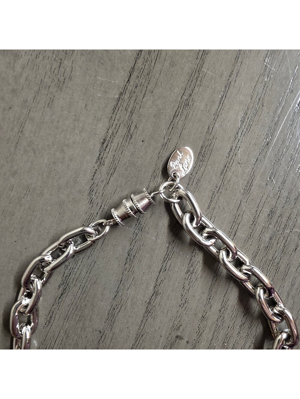 Silver Link Necklace - Picture 4 of 5